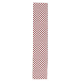 Nostalgische rode gingham medium tafelloper