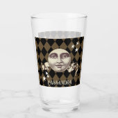 Nostalgische Steampunk Fantasy Glas (Achterkant)