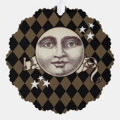 Nostalgische  Steampunk Fantasy Ornament Kaart (Achterkant)