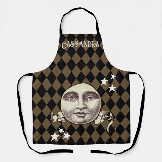 Nostalgische Steampunk Fantasy Schort (Voorkant)