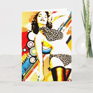 Nostalgische Verleiding - Polka Dottie Kaart