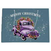 nostalgische vrachtwagen groot cadeauzakje (Voorkant)