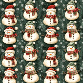 Nostalgische Waterverf traditionele kerstservetten Servet