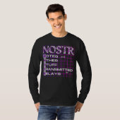 NOSTR-notities en ander materiaal verzonden door r T-shirt (Voorkant volledig)