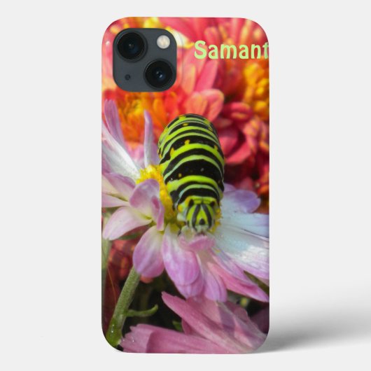 Nosy Caterpijler iPad-draagtas *Personaliseer* Case-Mate iPhone Case (Achterkant)