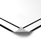 Nosy Goat die uitkijkt Poster (Hoek)