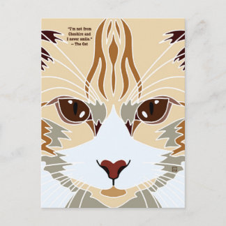 Not a Cheshire Cat Postcards Feestdagenkaart