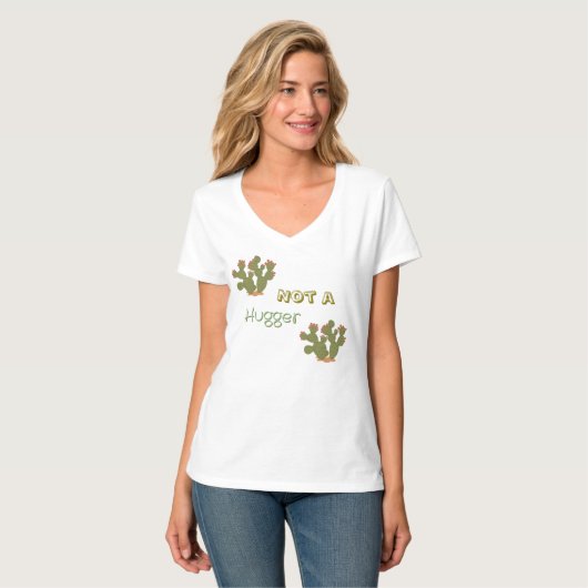 Not a Hugger T-shirt (Voorkant volledig)