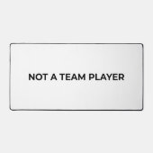 Not A Team Player Large Minimalist Typographic (Recto)