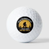 Not All Wanderers Are Lost Golf Ball Club Bigfoot Golfballen (Voorkant)