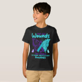 Not All Wounds Are Visible Suicide Awareness T-shirt (Voorkant volledig)
