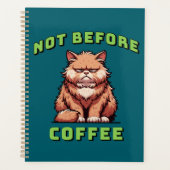 Not Before Coffee Planner (Voorkant)