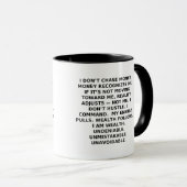 NOT EVERYONE QUALIFIES | Power Identity Mug (Devant droit)