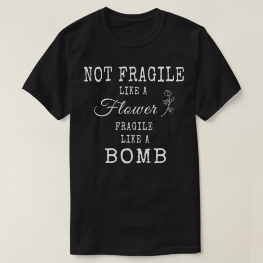 Not Fragile Like A Flower But A Bomb RBG Pullover  (Design devant)