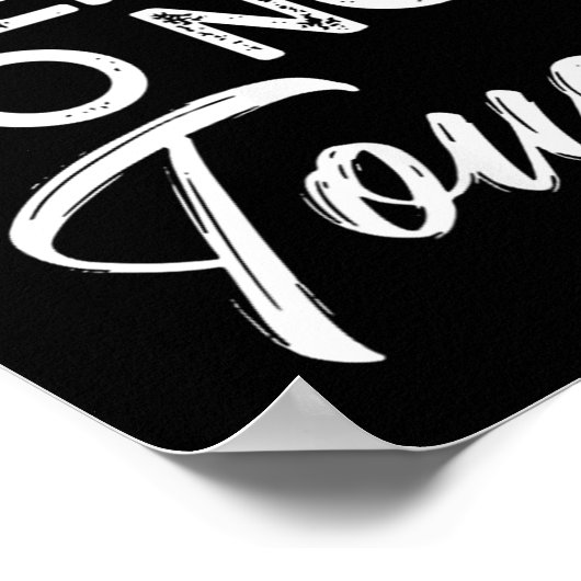 Not Friendly Do Not Touch Funny Sarcastic Quote Poster (Hoek)