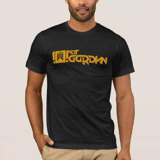 Not Gordian Full Logo Golde T-shirt