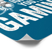 Not Ignoring You Gaming Headset Graphic Video Game Poster (Hoek)