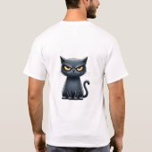 Not Impressed Funny Grumpy Cat T-Shirt (Dos)