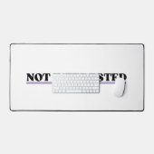 Not Interested Large Retro Typographic  (Clavier et souris)