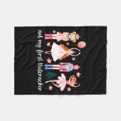 Not My First Nutcracker Ballet Sugar Fairy Plum Fu Fleece Deken (Voorkant (Horizontaal))
