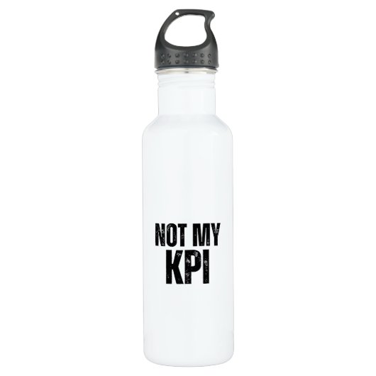 Not My KPI Insulated Minimalist  Waterfles (Voorkant)