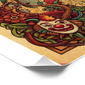 Not My Monkeys! Vintage Circus Poster Design (Coin)