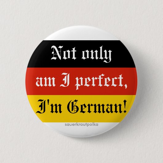 Not only, am I perfect... Ronde Button 5,7 Cm (Voorkant)