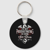 Not Procrastinating Side Quests Funny Rpg Gamer Dr Sleutelhanger (Voorkant)