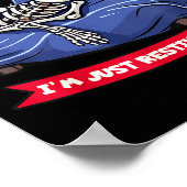 Not Sleeng Im Just Resting, My Eyes Funny Fathers Poster (Hoek)