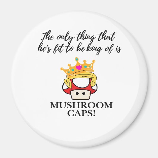 Not To Be King Classic Magneet (Voorkant)