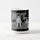 NOT TODAY – Funny Dark Humor Grim Reaper  Koffiemok (Center)