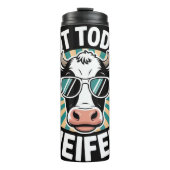 Not today Heifer Thermosbeker (Voorkant)