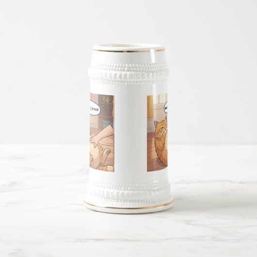 Not Today Human Grumpy Cat Mug | Lazy Cat Funny (Centre)