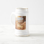 Not Today Human Grumpy Cat Mug | Lazy Cat Funny Bierpul (Voorkant links)