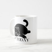 Not Today Mug Funny Coffee Mug for Cat Lovers (Devant gauche)