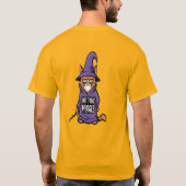 Not Today Muggle Cat T-Shirt - Funny Wizard Cat   (Dos)