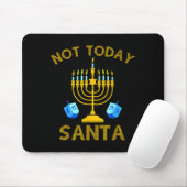 Not Today Santa Funny Hanukkah Pajama Menorah Jewi Muismat (Met muis)