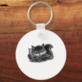 Not Today Squirrel Sleutelhanger (Voorkant)