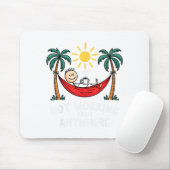 Not Working From Anywhere Funny Hammock 2025 Muismat (Met muis)