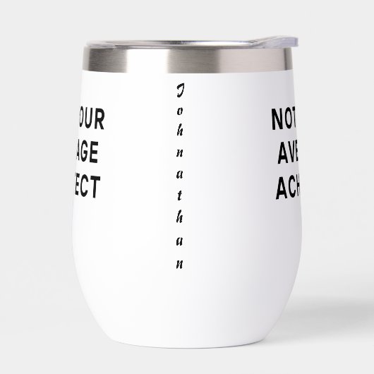 Not Your Average Architect Bold Minimalist Custom  (Gauche)