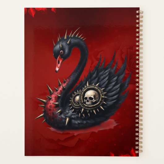 Not Your Average Swan – Spikes, Skulls & Sass.  Planner (Achterkant)