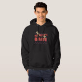Not Your Babe Heart Groovy  Valentines Day Hoodie (Voorkant volledig)