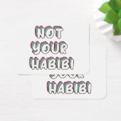 Not Your Habibi - Drôle Love citation (Bureau)