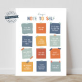 Nota aan Zelf 18"X24" Poster