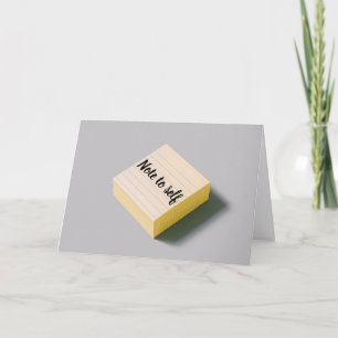 Nota aan Zelf, zweet niet de Kleine Stuf Kaart