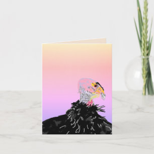 Nota Kaart: Californië Condor, Gymnogyps Notitiekaartje