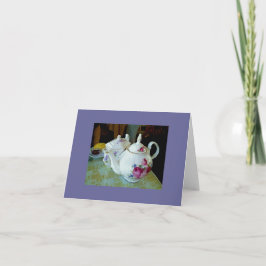 nota kaart - Engelse theepotten