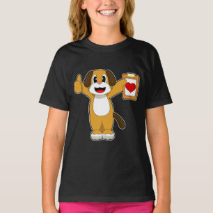Nota van de hondenarts t-shirt