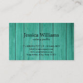 Notaire Public Élégant Script Carte de visite simp (Dos)