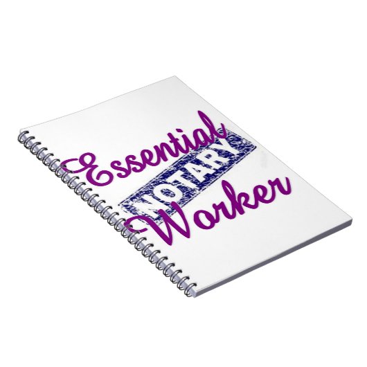 Notaris Essential Worker Notitieboek (Rechterzijde)